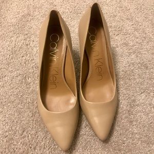 Calvin Klein Nude Heels
